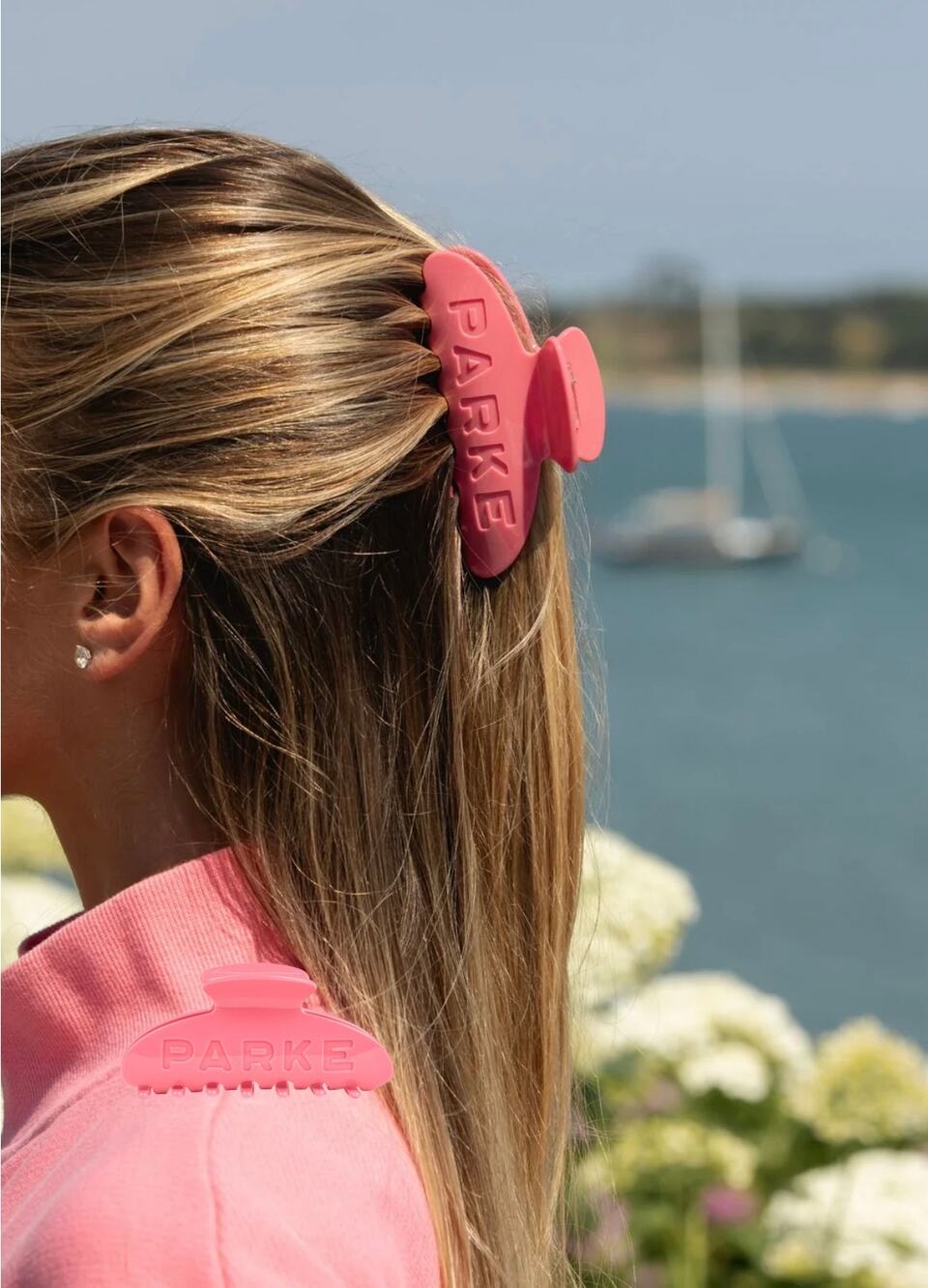 Parke Maggie & Emma Edit Claw Clip in Bloom - NWT